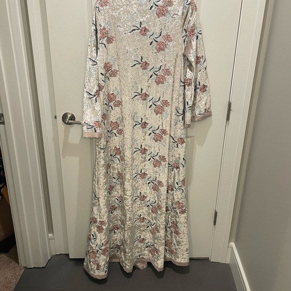 Flower Print long Kimono - Picture 9 of 10